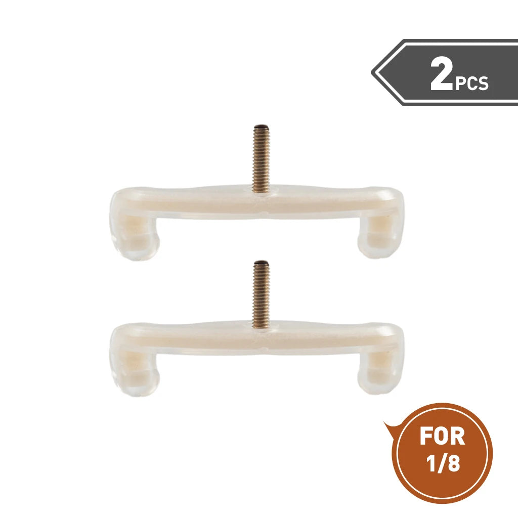 NAOMI 2pcs/1set Violin Shoulder Rest Claws Violin Accessories Replacement 4/4 3/4 1/2 1/4 1/8 Adjustable Rubber Claws