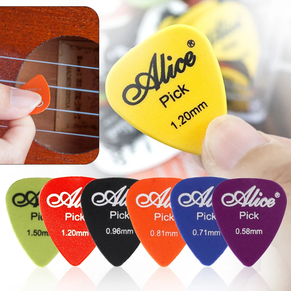 NAOMI Guitar Picks 24pcs Acoustic Electric Guitar Picks Plectrums + Pick Case Assorted Random Thickness Guitar Parts Accessories