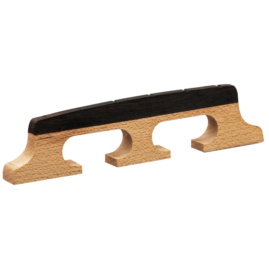 NAOMI 10PCS 6 Strings Banjo Bridge 6-String Banjo Guitar Parts Replacement Maple & Ebony Three Legged Bridges Banjo Parts Accessories