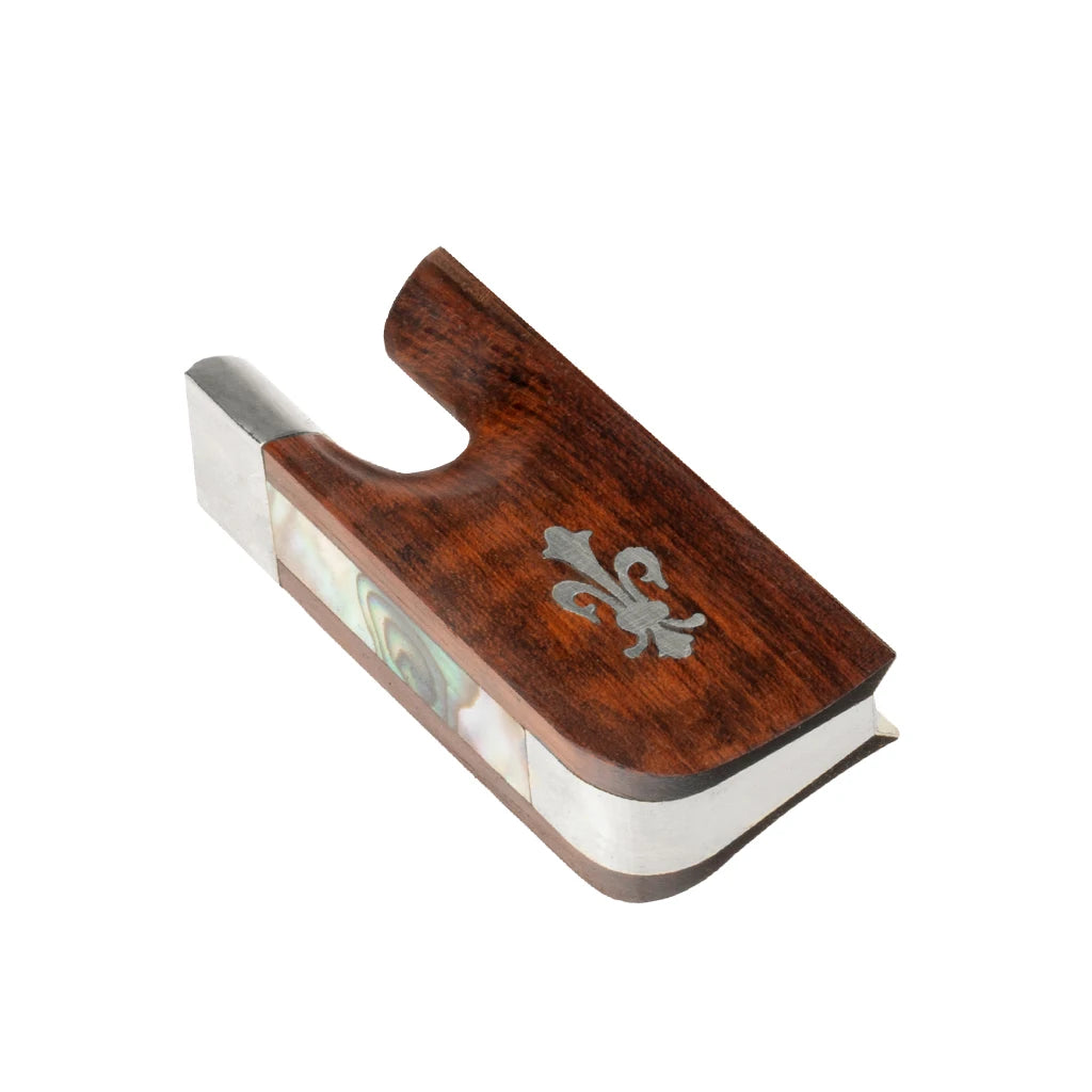Snakewood Violin/Viola/Cello Bow Frog Paris Eye Inlay Baroque Style Luthier Tools for Violin Family Repair & Crafting