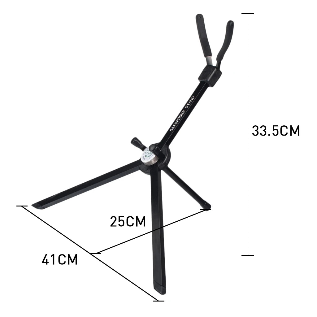 NAOMI Woodwind Stand Tenor/Alto/Soprano Aluminum Saxophone Stand ABS
