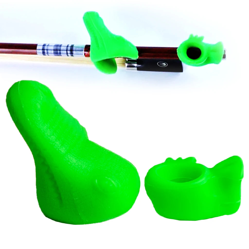 NAOMI Violin Bow Posture Corrector Rubber Violin Bow Hold Posture Correction Tool Accessories Beginner Correction Posture Grip SET