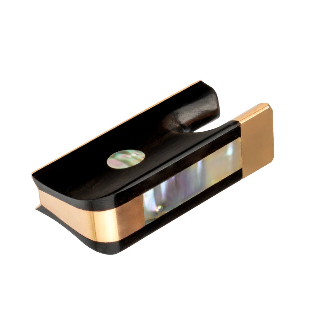 High-Quality Ebony Frog 4/4 Cello Bow Accessory - Compatible with Carbon Fiber Pernambuco DIY Maker Repair