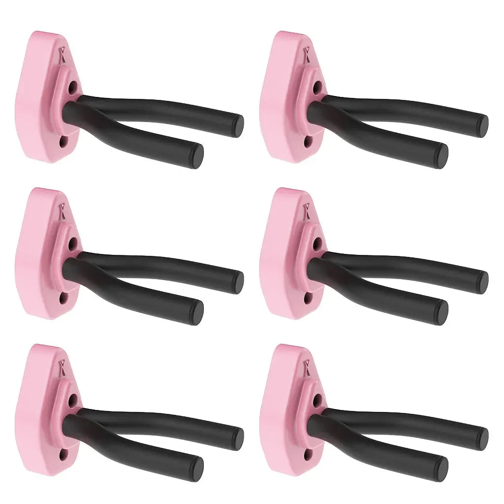 6PCS Violin Hangers Accessoires Wall Mounted Hook For Guitar Bass Ukulele Mandolin Violin Hangers