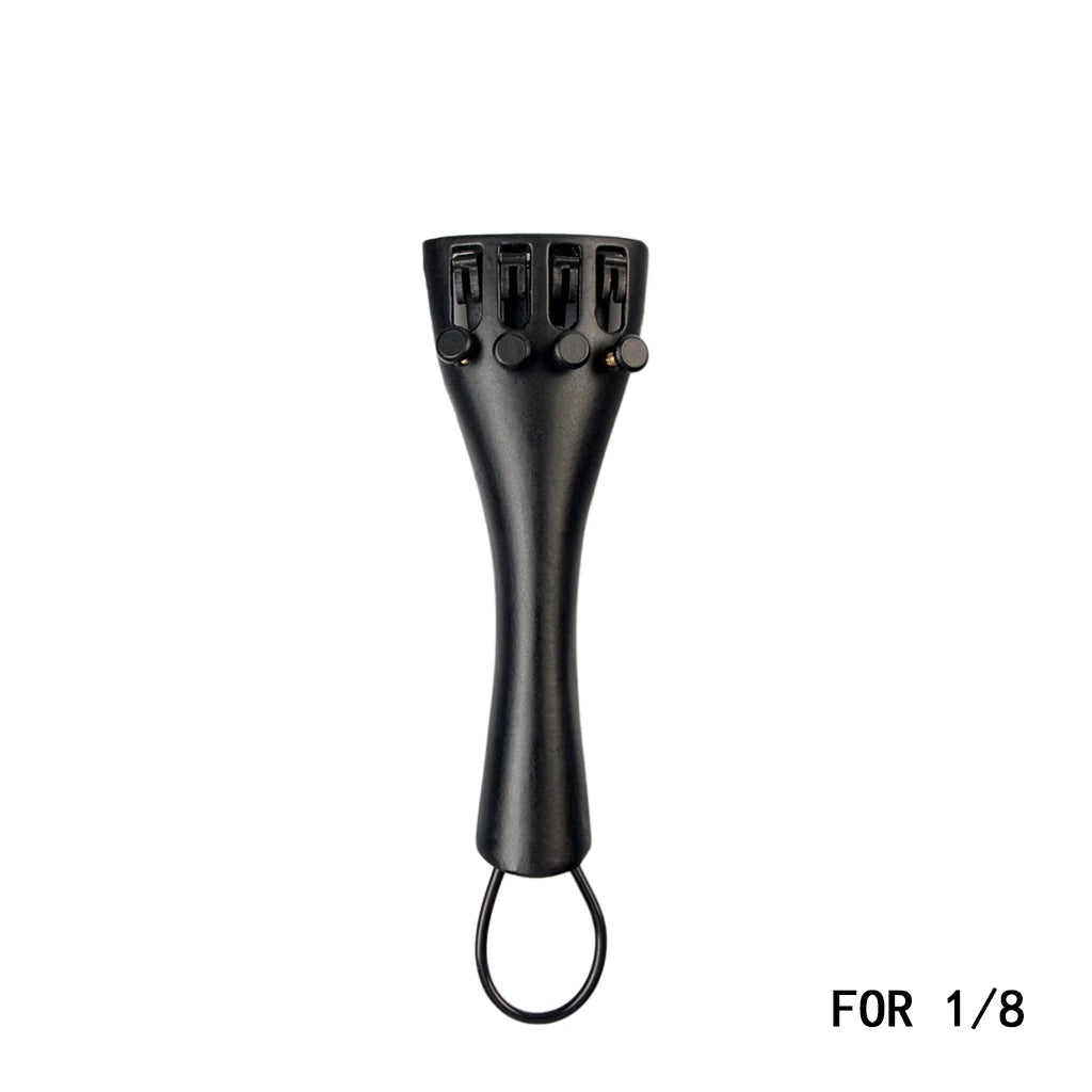 NAOMI 1/8 1/2 1/4 3/4 4/4 Violin Tailpiece With 4 Fine Tuners And Nylon Tailgut Tailcord Adjusting Gut For Violin