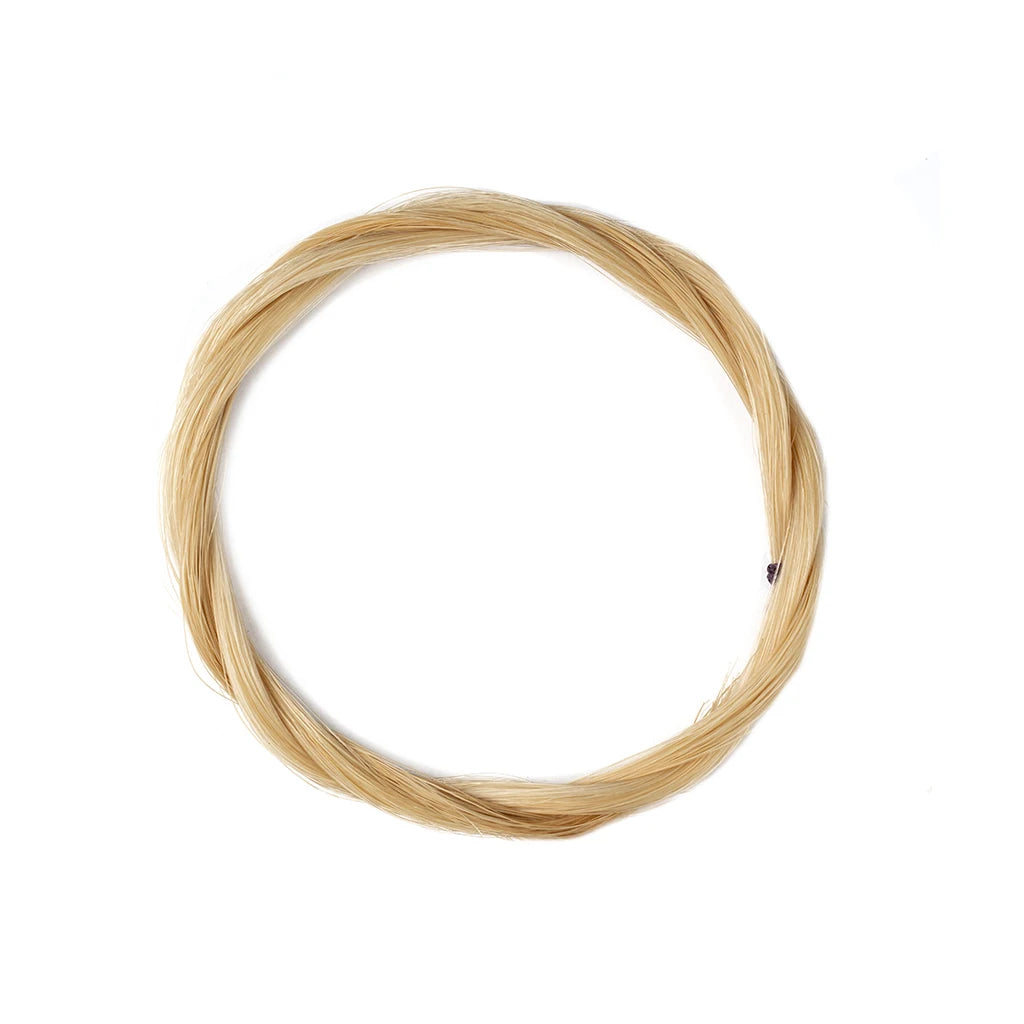 1 Hank Genuine Traditional Horse Hair Tail Hair Unbleached Natural Horsehair 80cm For Violin Viola Brazilwood Carbon Fiber Bow