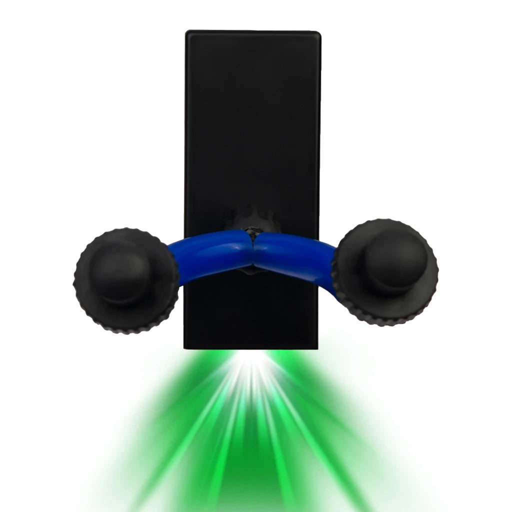 NAOMI Light LED Guitar Hanger Blue color Rubber Hook Wall Mount