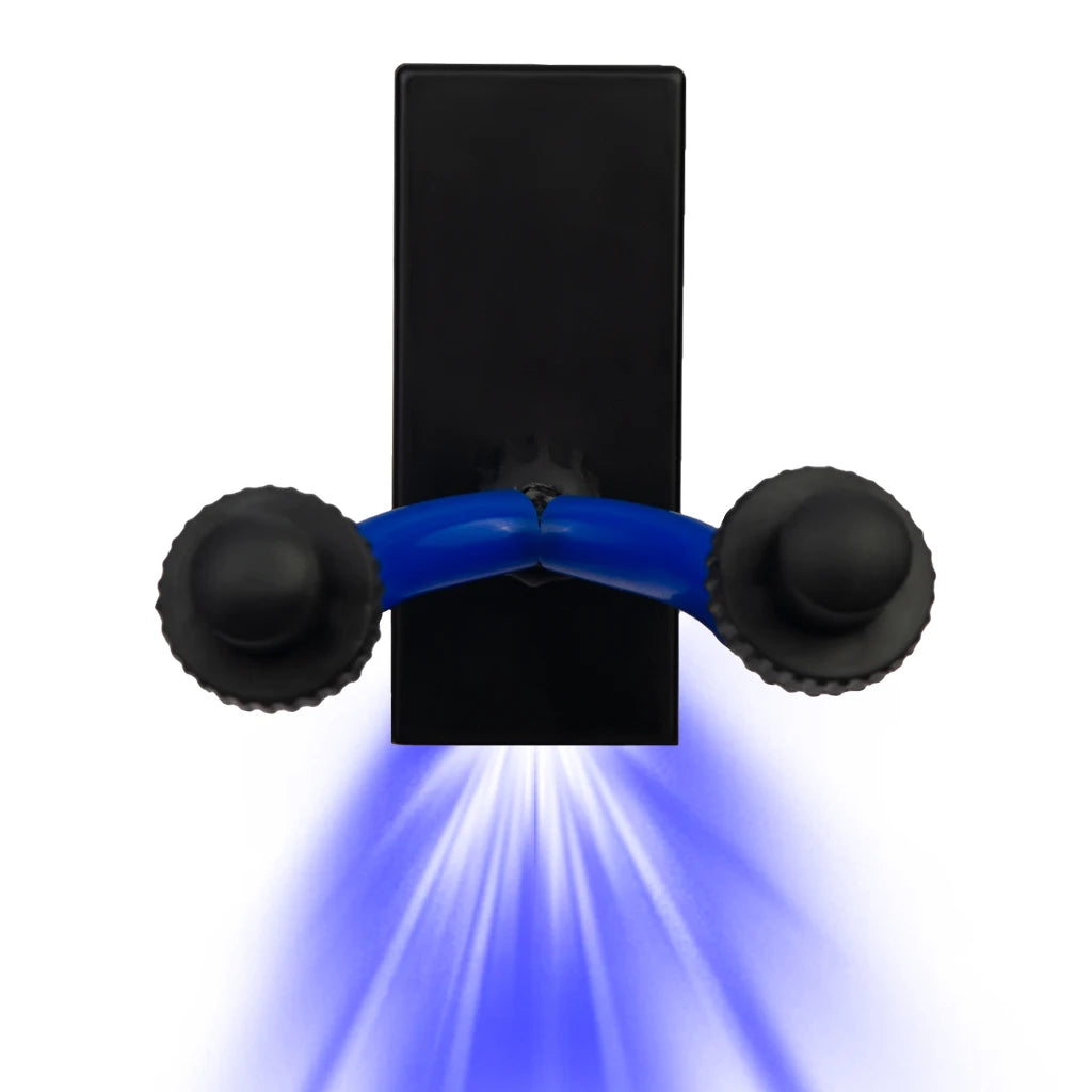 NAOMI Light LED Guitar Hanger Blue color Rubber Hook Wall Mount