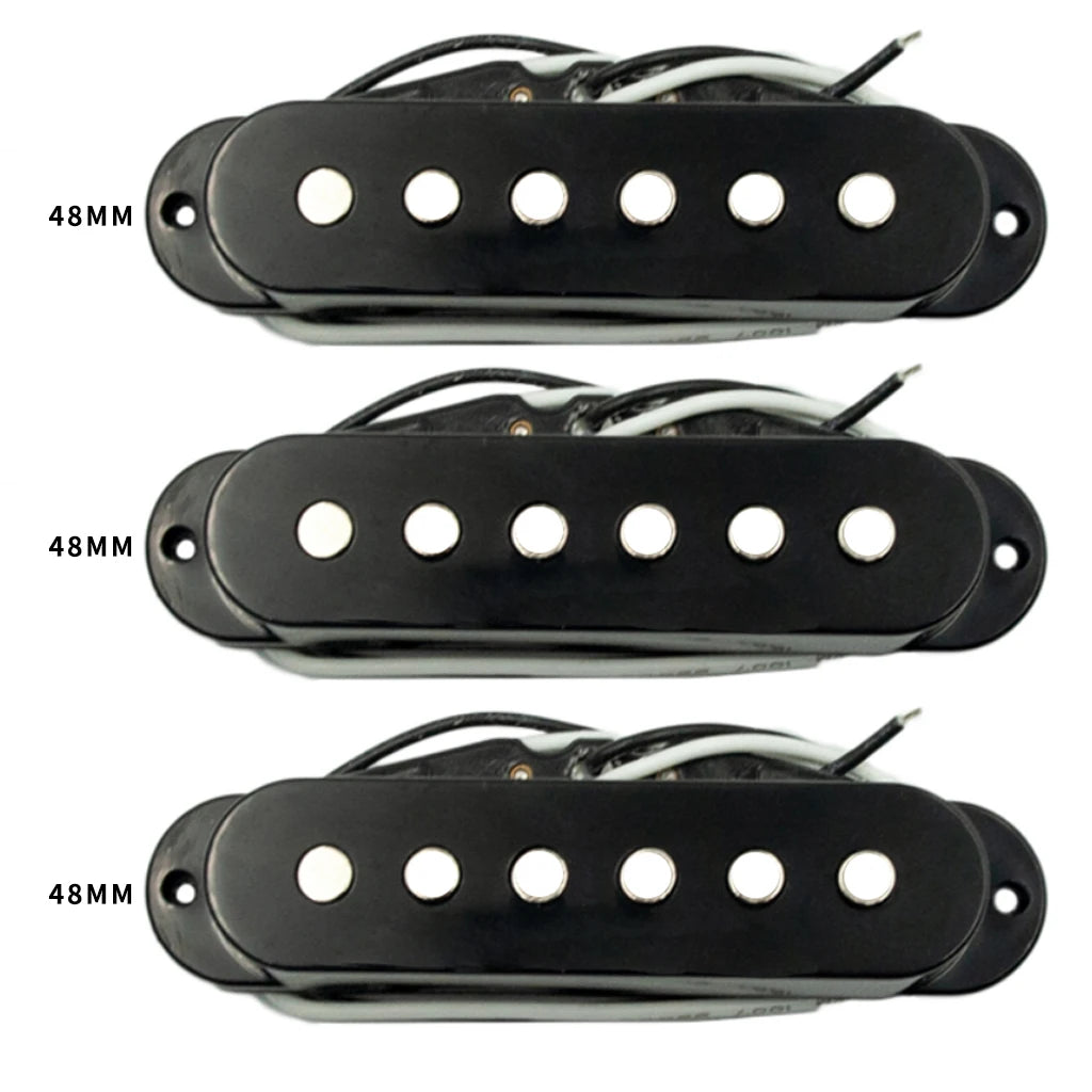 NAOMI 3Pcs 48mm Single-coil Guitar Pickup Neck/Middle/Bridge Electric Guitar Single-coil Pickup guitarra eléctrica Pickups
