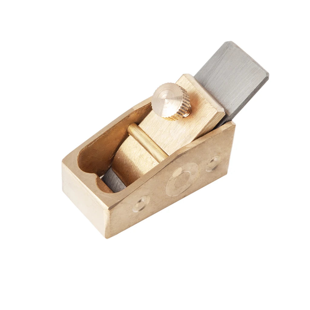 NAOMI Woodworking Finger Plane Cutter Mini Copper Plane Stainless Steel Luthier Tool Set