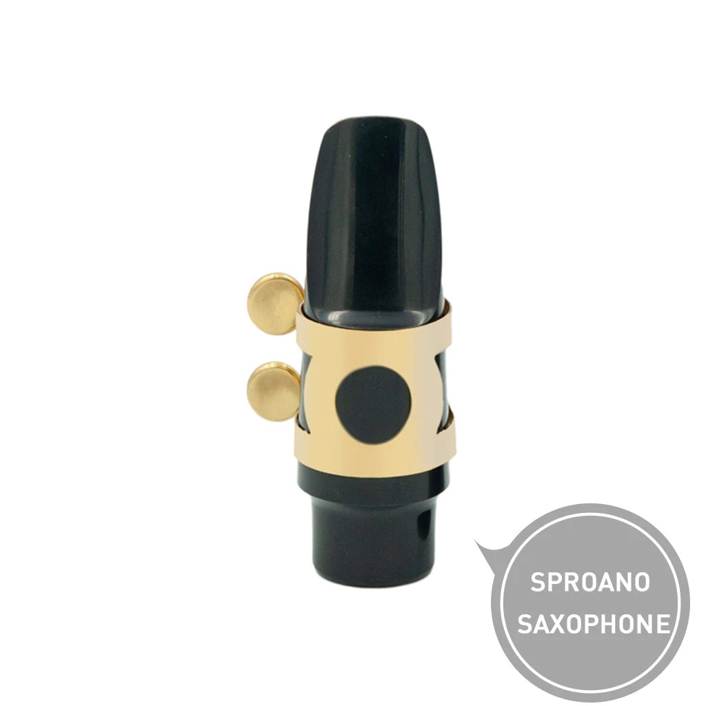 NAOMI Saxophone Bakelite Mouthpiece Soprano Alto Tenor w/Ligature Cap Reed Mellow Sound Sax Accessories For Popular Jazz Music