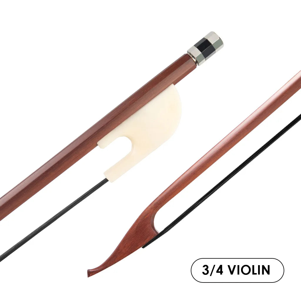 NAOMI 4/4 3/4 1/2 1/4 1/8 Size Violin Bow Baroque Fiddle Bow With Real Mongolia Horsehair
