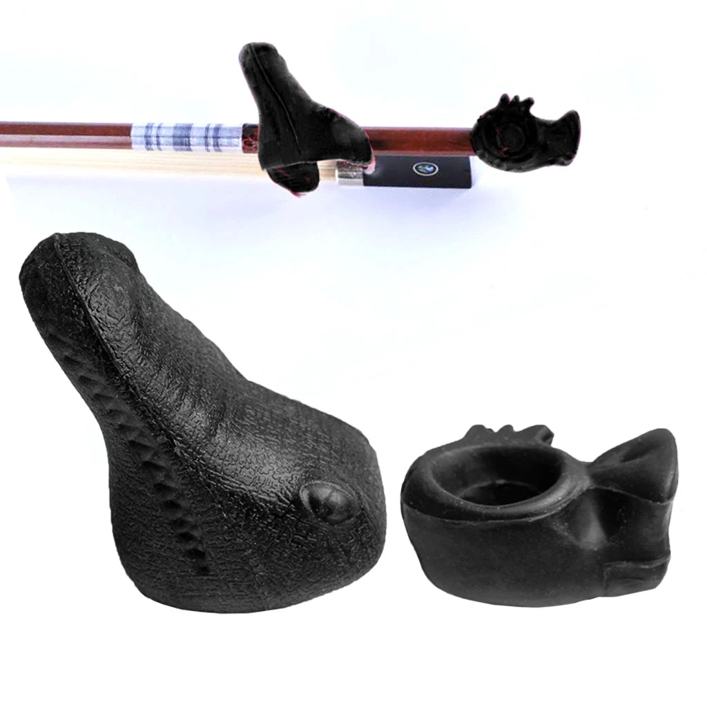 NAOMI Violin Bow Posture Corrector Rubber Violin Bow Hold Posture Correction Tool Accessories Beginner Correction Posture Grip SET