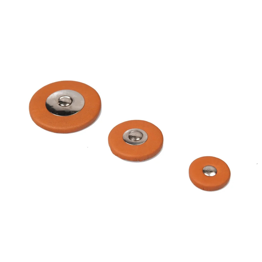 NAOMI Deluxe Soprano Saxophone Pads Sheep Skin Set For SELMER SOPRANO Sax Tan Leather Stainless Resonator Pad