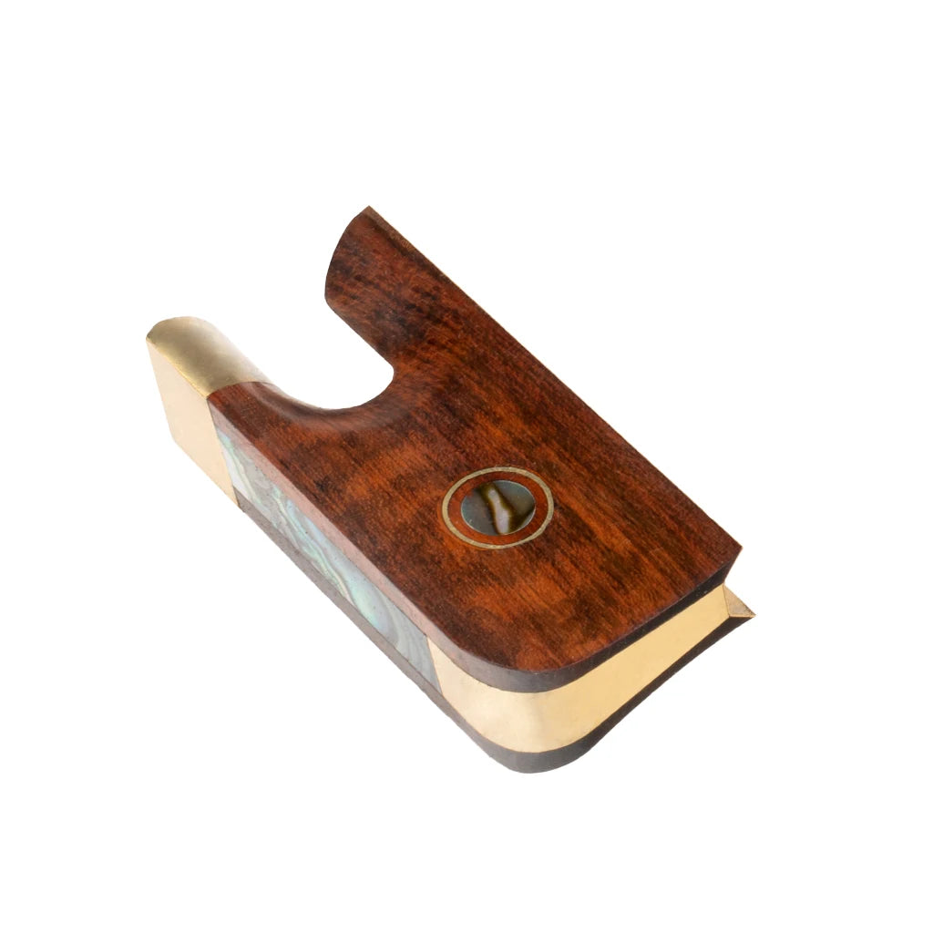 Snakewood Violin/Viola/Cello Bow Frog Paris Eye Inlay Baroque Style Luthier Tools for Violin Family Repair & Crafting