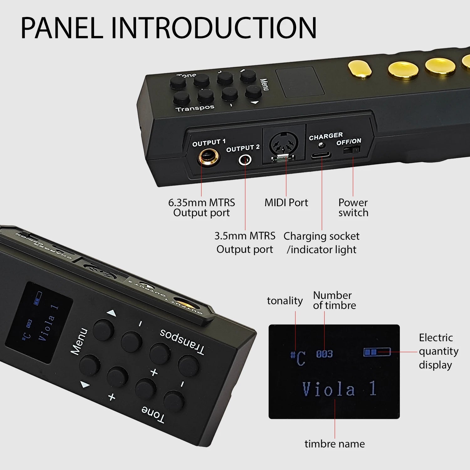 NAOMI Electric Saxophone Aerophone Mini Digital Wind Instrument USB LCD 83 Kinds Sound Flute/Clarinet/Hulus/Violin/Harmonica/Saxophone