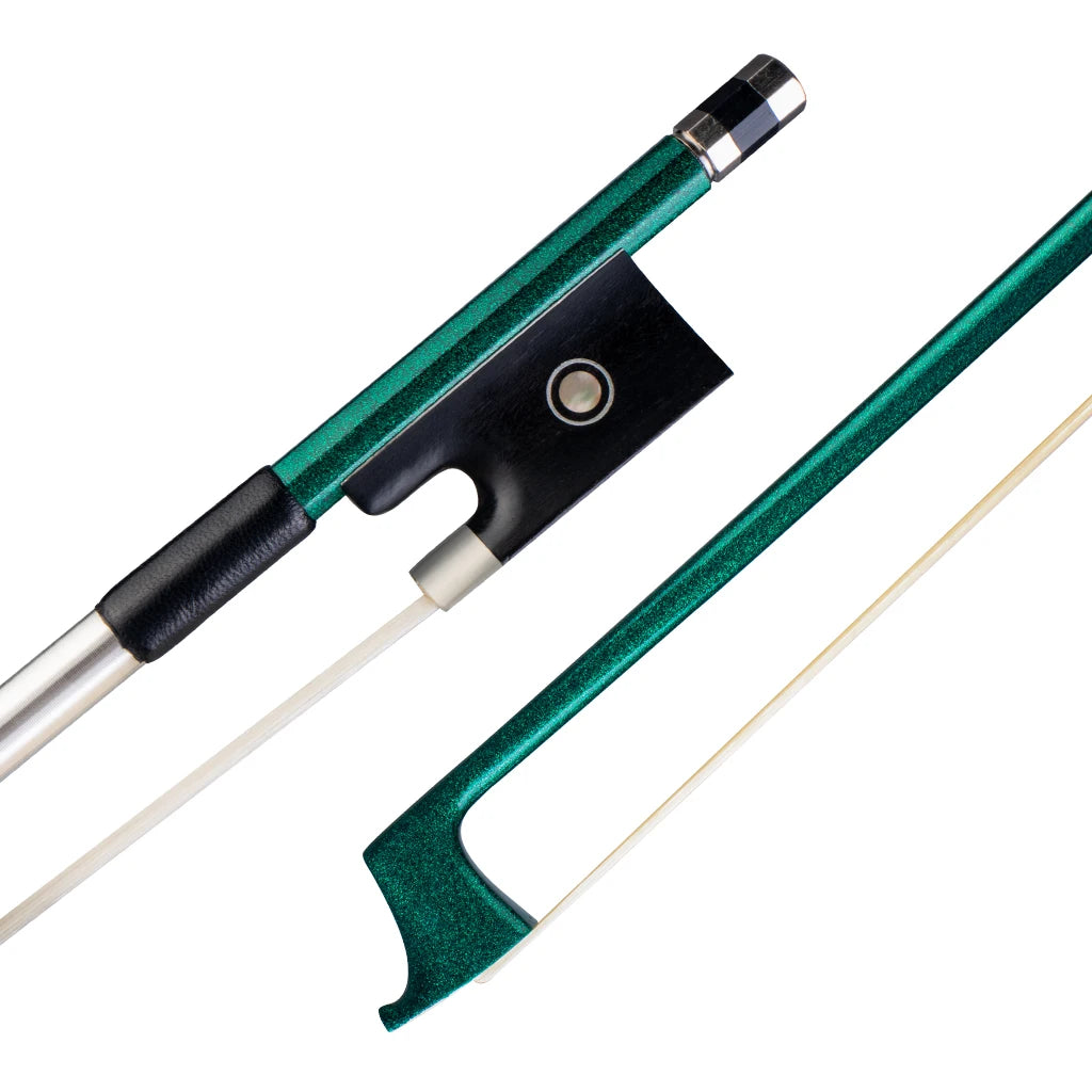 Full Size Pure Carbon Fiber Violin Bow 4/4 Violin /Fiddle Bow Arco Di Violino Ebony Frog Paris Eye Inlay Great Balance Straight