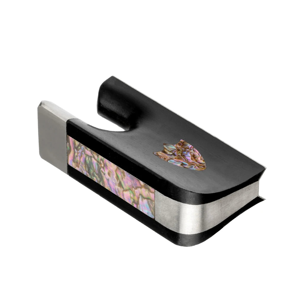 Professional Cello Bow Frog: Ebony Replacement Part for 4/4 Brazilwood, IPE, Carbon Fiber Pernambuco Bows