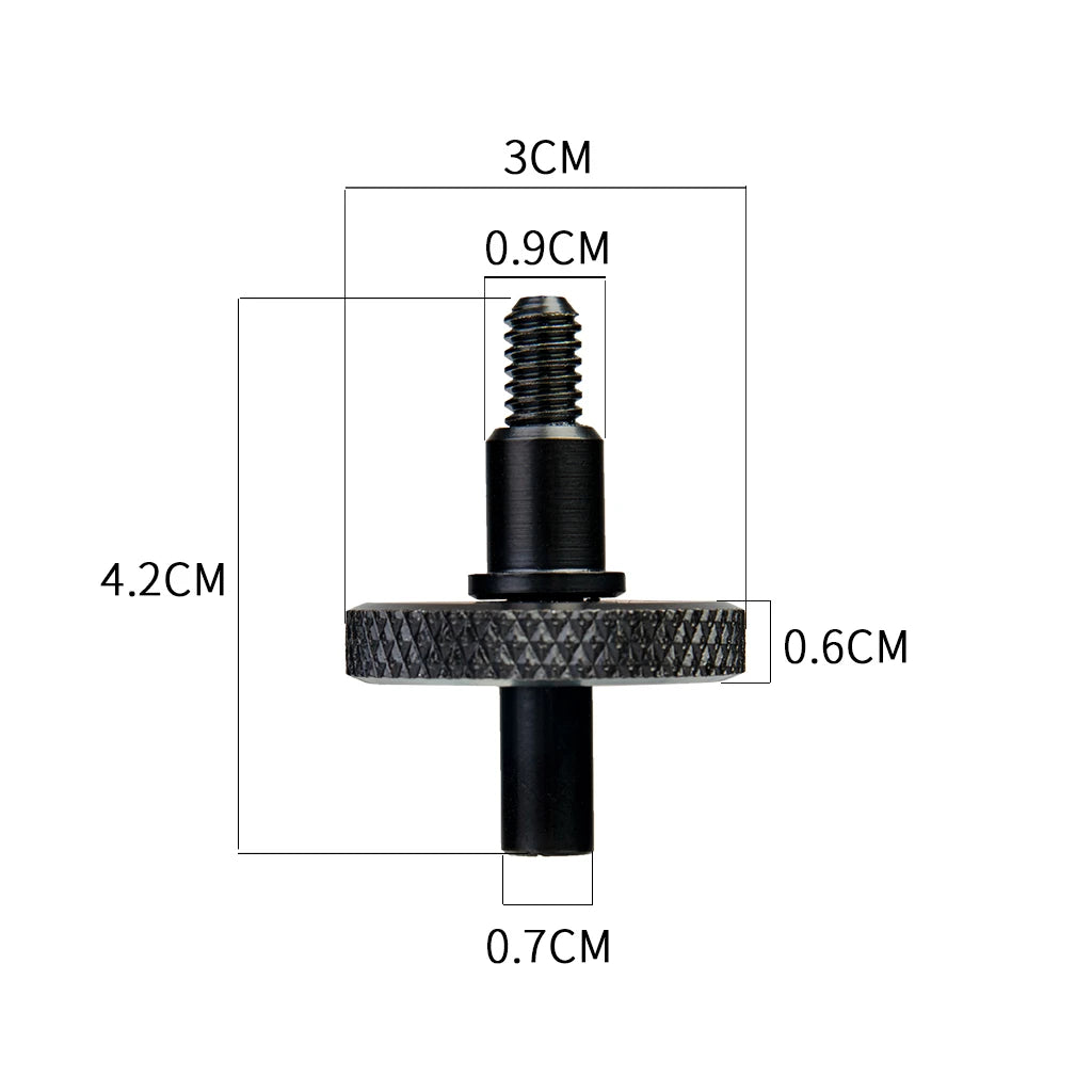 NAOMI Adjustable Standard Double Bass Bridge Screws Black 4/4 Double Bass