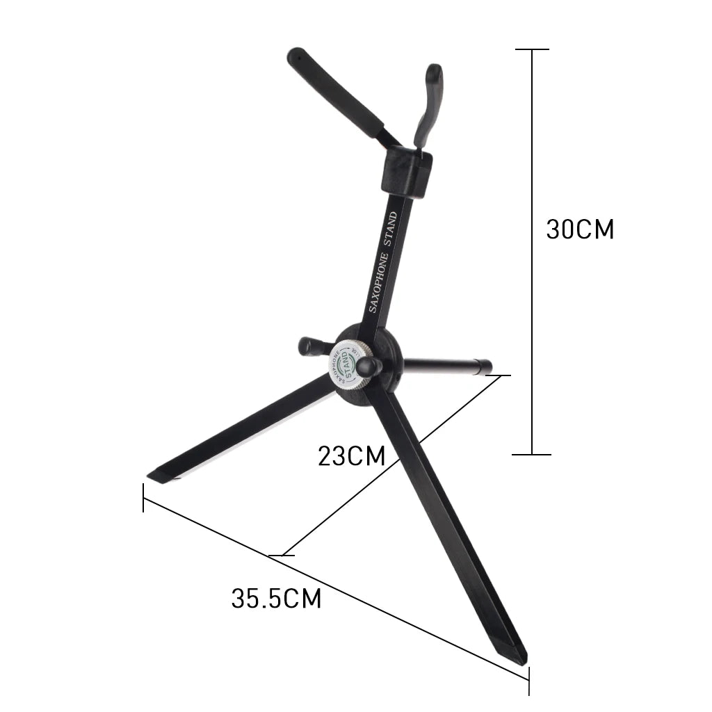 NAOMI Woodwind Stand Tenor/Alto/Soprano Aluminum Saxophone Stand ABS