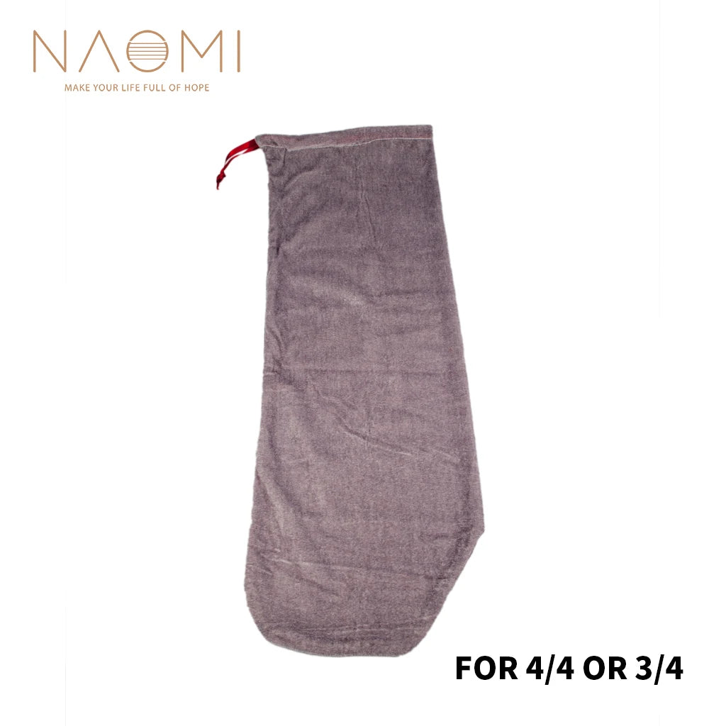 NAOMI Acoustic Violin Cover Cotton Flannel  Bag Protect  From Scratches And Dust 4/4 3/4 1/2 1/4 1/8 Fabric Bags