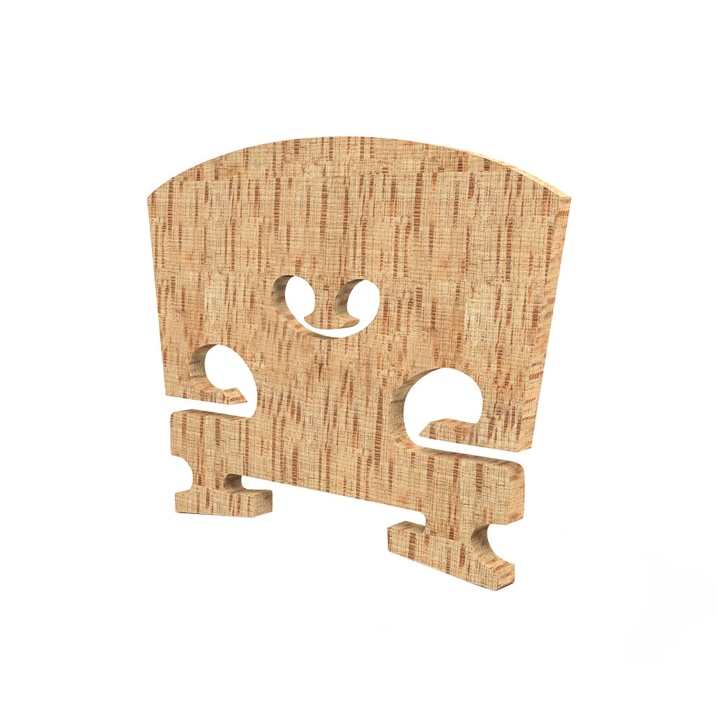 10PCS AA Grade Maple Wood Violin Bridge Snowflake Pattern Fiddle Replacement For 4/4 Full Size Acoustic Violin & Electric Violin