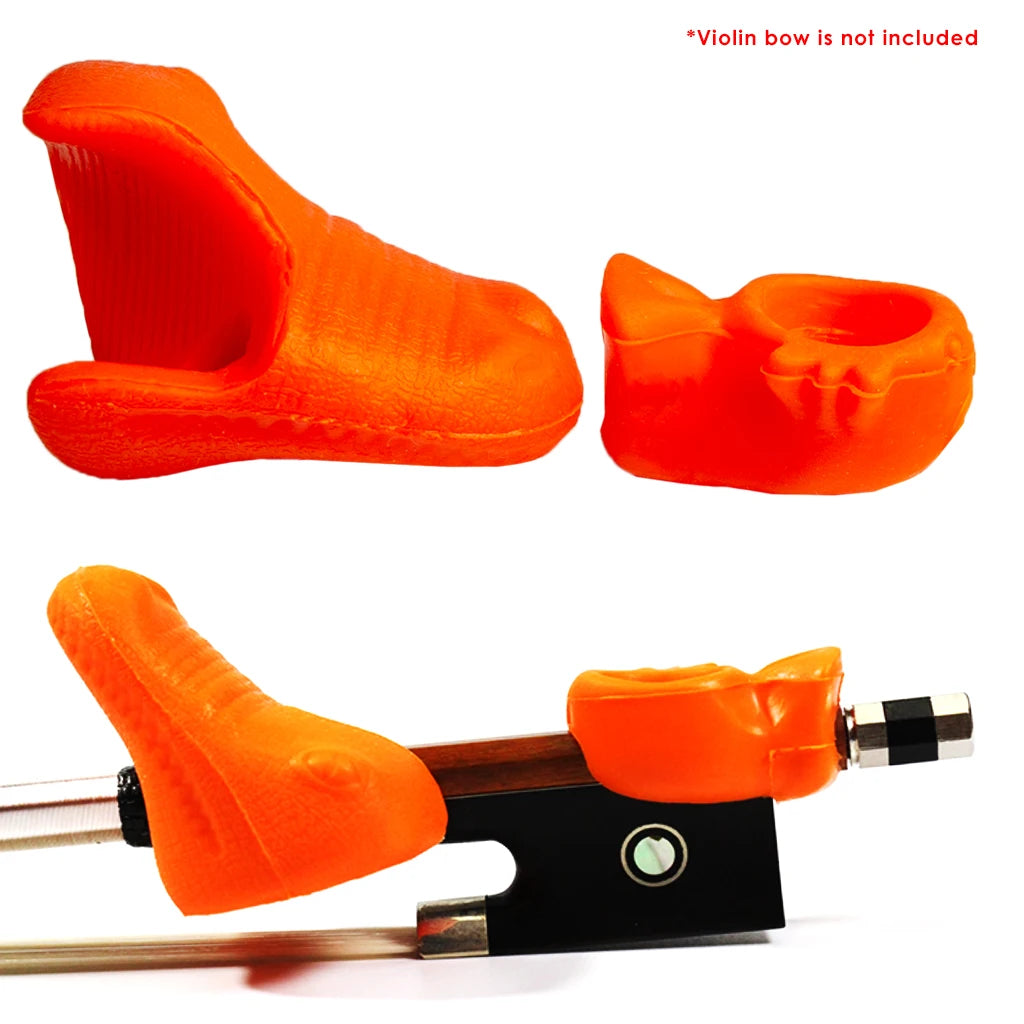 NAOMI Violin Bow Posture Corrector Rubber Violin Bow Hold Posture Correction Tool Accessories Beginner Correction Posture Grip SET