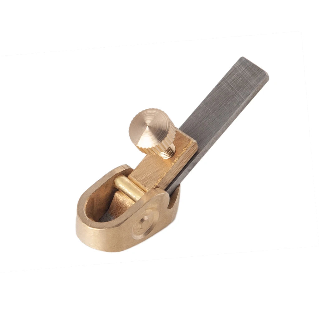 NAOMI Woodworking Finger Plane Cutter Mini Copper Plane Stainless Steel Luthier Tool Set