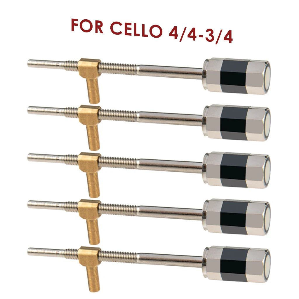 Violin/Viola/Cello/Double Bass Bow Frog Buttons w/Eyelet - Nickel Standard for Bow DIY Repair Luthier Tools