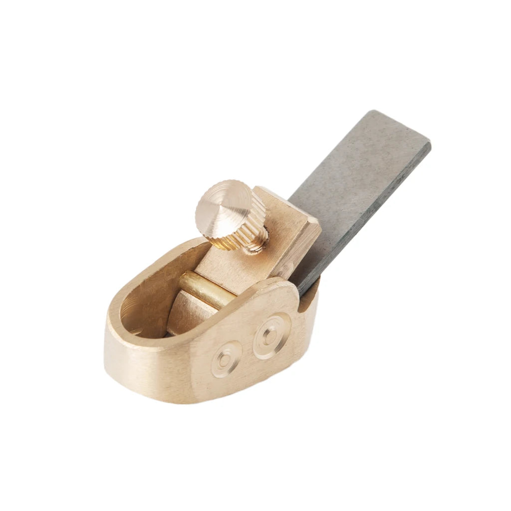 NAOMI Woodworking Finger Plane Cutter Mini Copper Plane Stainless Steel Luthier Tool Set