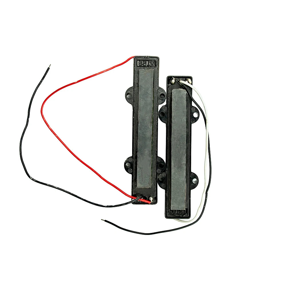 NAOMI 2PCS 5 String Bass Pickups For 5 String Jazz JB Style Bass Bridge Neck Pickups Ceramic Open Style