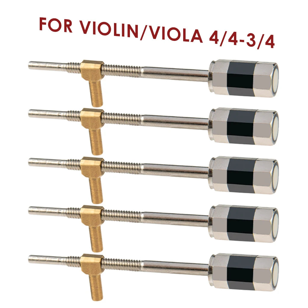 Violin/Viola/Cello/Double Bass Bow Frog Buttons w/Eyelet - Nickel Standard for Bow DIY Repair Luthier Tools