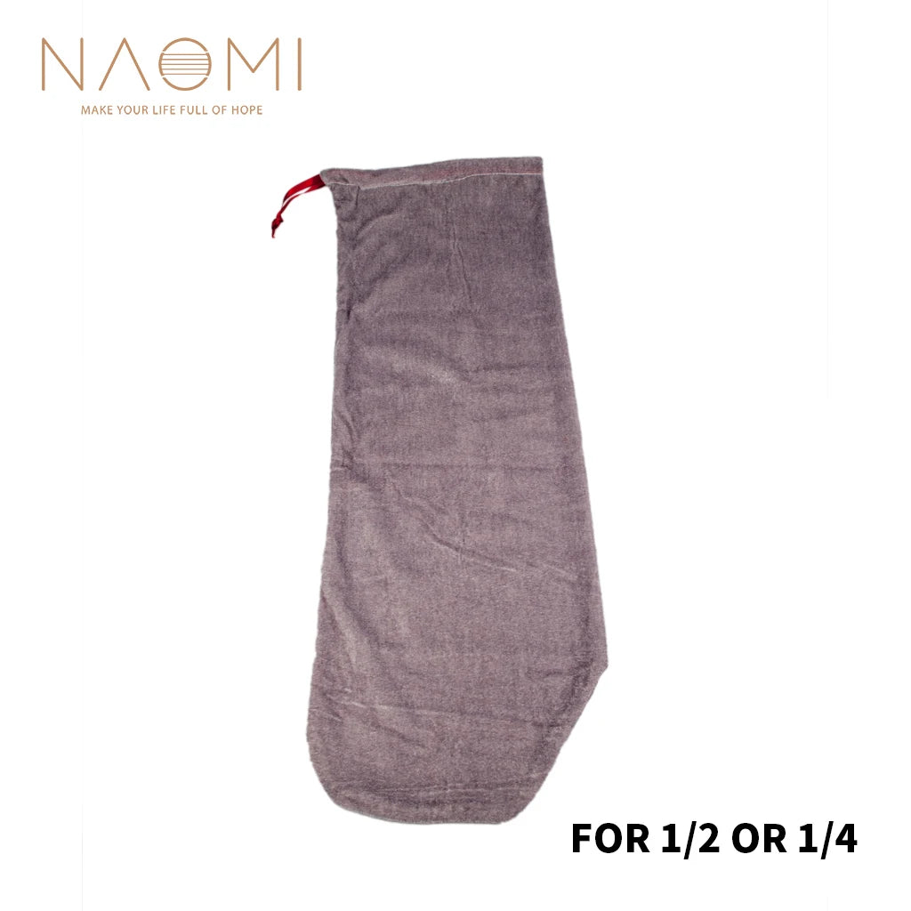 NAOMI Acoustic Violin Cover Cotton Flannel  Bag Protect  From Scratches And Dust 4/4 3/4 1/2 1/4 1/8 Fabric Bags