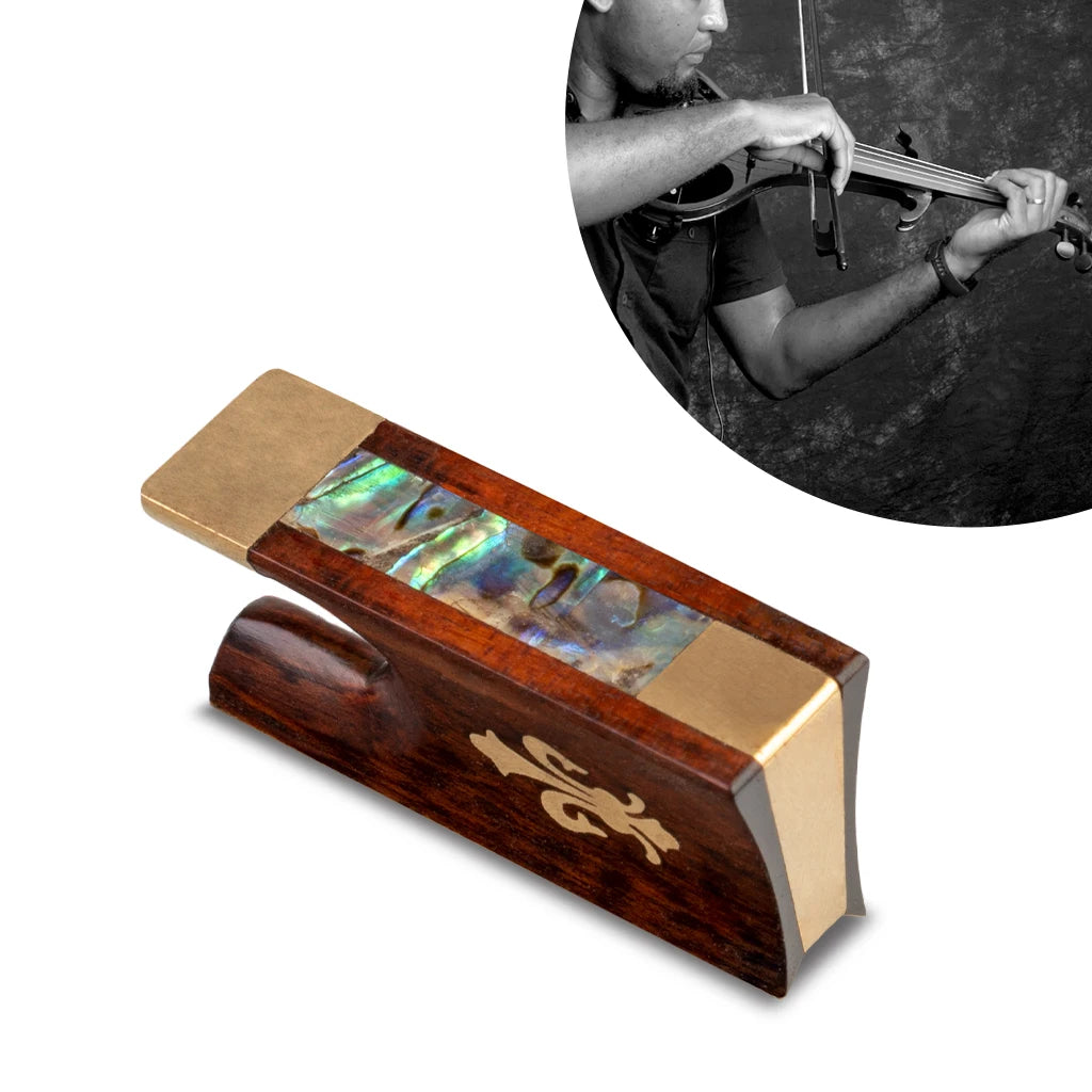 NAOMI Handmade 4/4 Violin Bow Snakewood Frog Golden Fitting