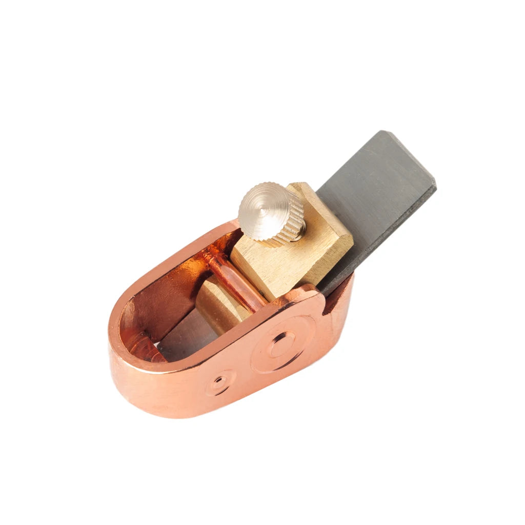 NAOMI Woodworking Finger Plane Cutter Mini Copper Plane Stainless Steel Luthier Tool Set