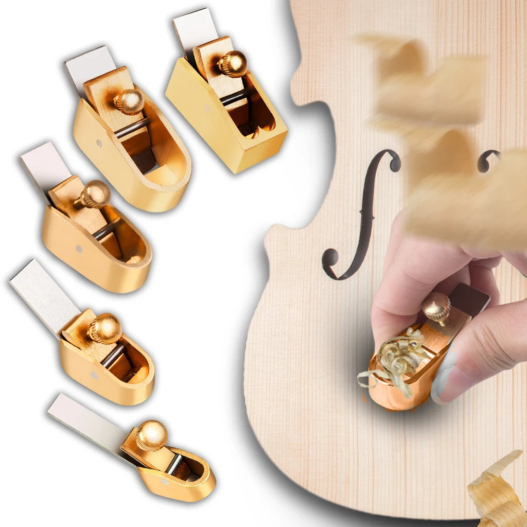 NAOMI Violin Plane Cutter Violin Tool Woodworking Cutter Brass Luthier Size 1 2 3 4 5 Violin Parts Accessories Luthier Tools SET
