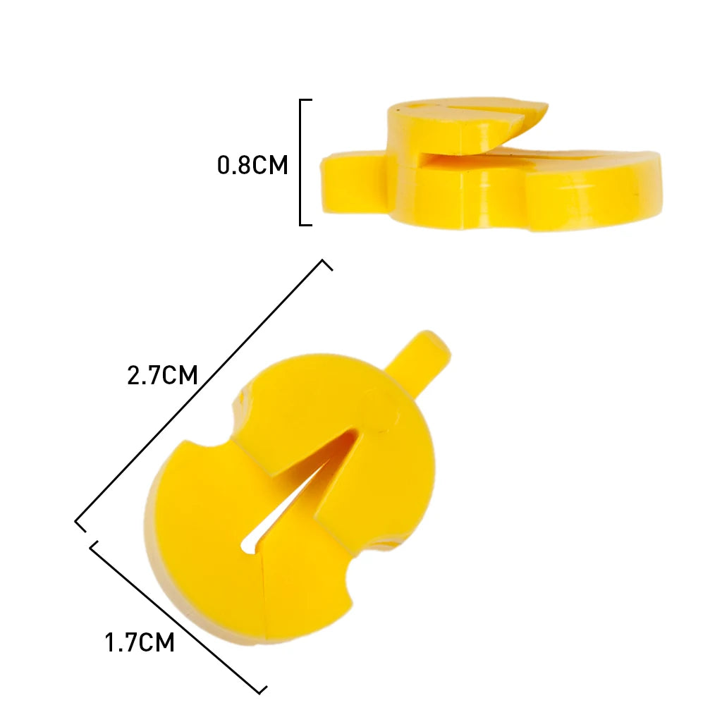 10PCS Rubber Violin Mute Volume Damper Mute Silencer Fast Remove For Acoustic Violin Electric Fiddle Practice Mute Violinist Use