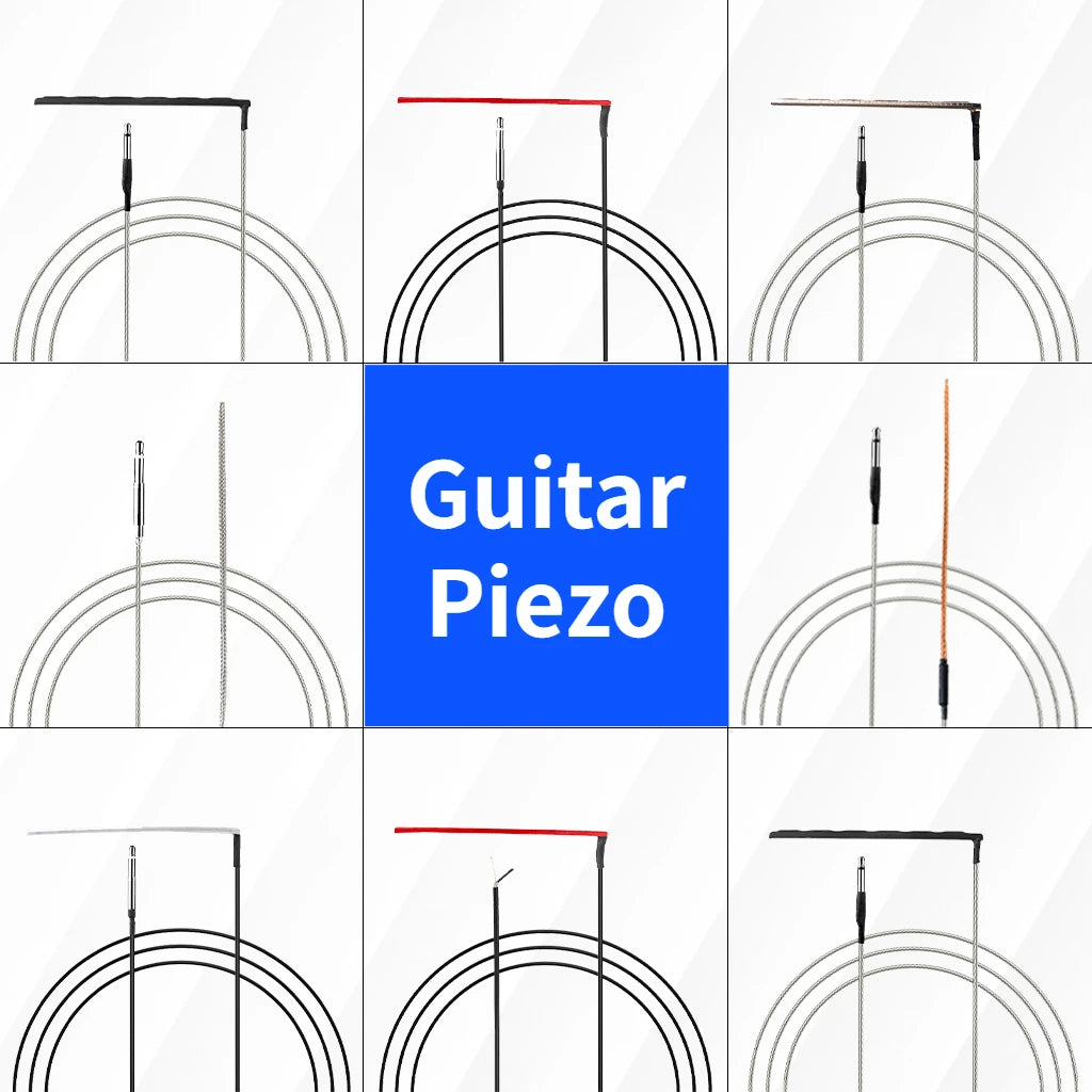 NAOMI 5pcs/1set Guitar Piezo Acoustic Guitar Piezo Transducer Piezo High Sensitive Under-Bridge Rod Piezo