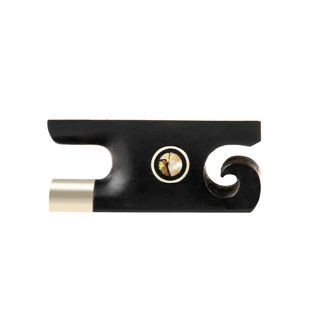 NAOMI Ox Horn &Ebony Snail Shape Style Fiddle Bow 4/4 Violin Bow Frog For Pernambuco IPE Carbon Fiber Brazilwood Arch Bow Maker