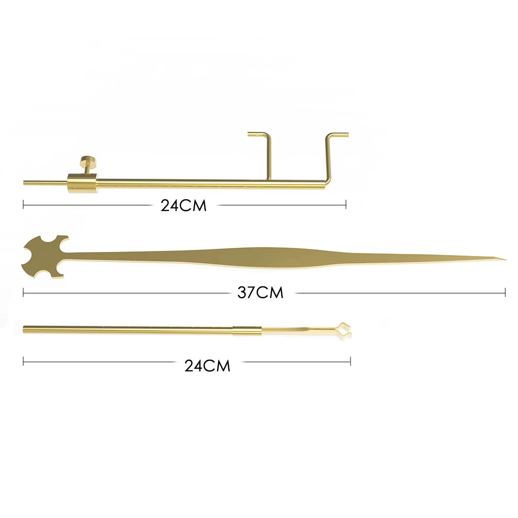 NAOMI Set Cello Luthier Tools Sound Post Gauge Measurer Retriever Clamp Setter For Acoustic Cellos Sound Post Install Remover Tools