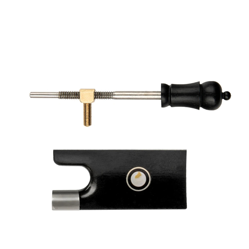 NAOMI 4/4 3/4 Fiddle Violin Bow Frog Bow Replacement Violin Bow Luthier Tool Maker Supplies & 4 Style Frog Screw Endpin Eyelets