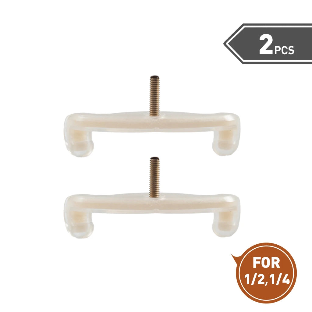 NAOMI 2pcs/1set Violin Shoulder Rest Claws Violin Accessories Replacement 4/4 3/4 1/2 1/4 1/8 Adjustable Rubber Claws