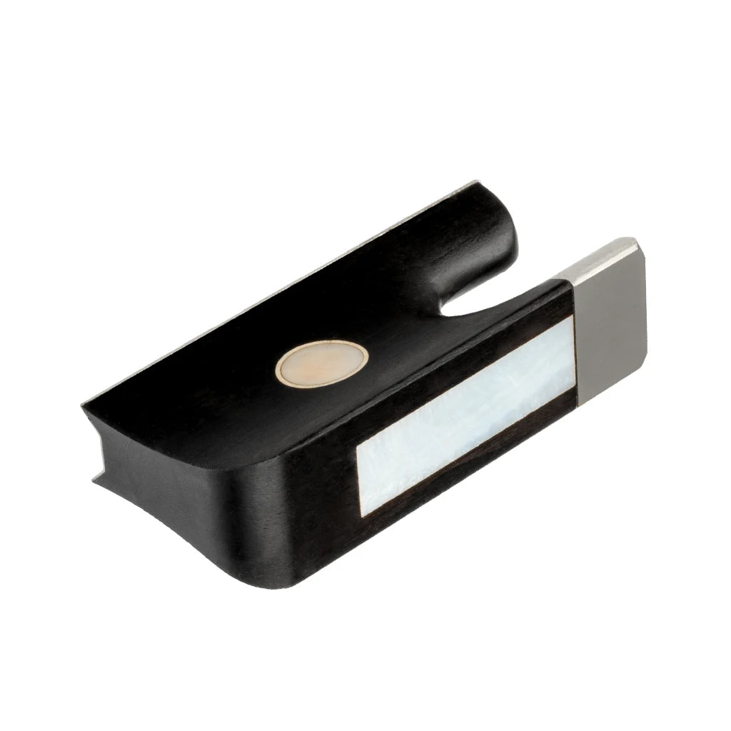High-Quality Ebony Frog 4/4 Cello Bow Accessory - Compatible with Carbon Fiber Pernambuco DIY Maker Repair