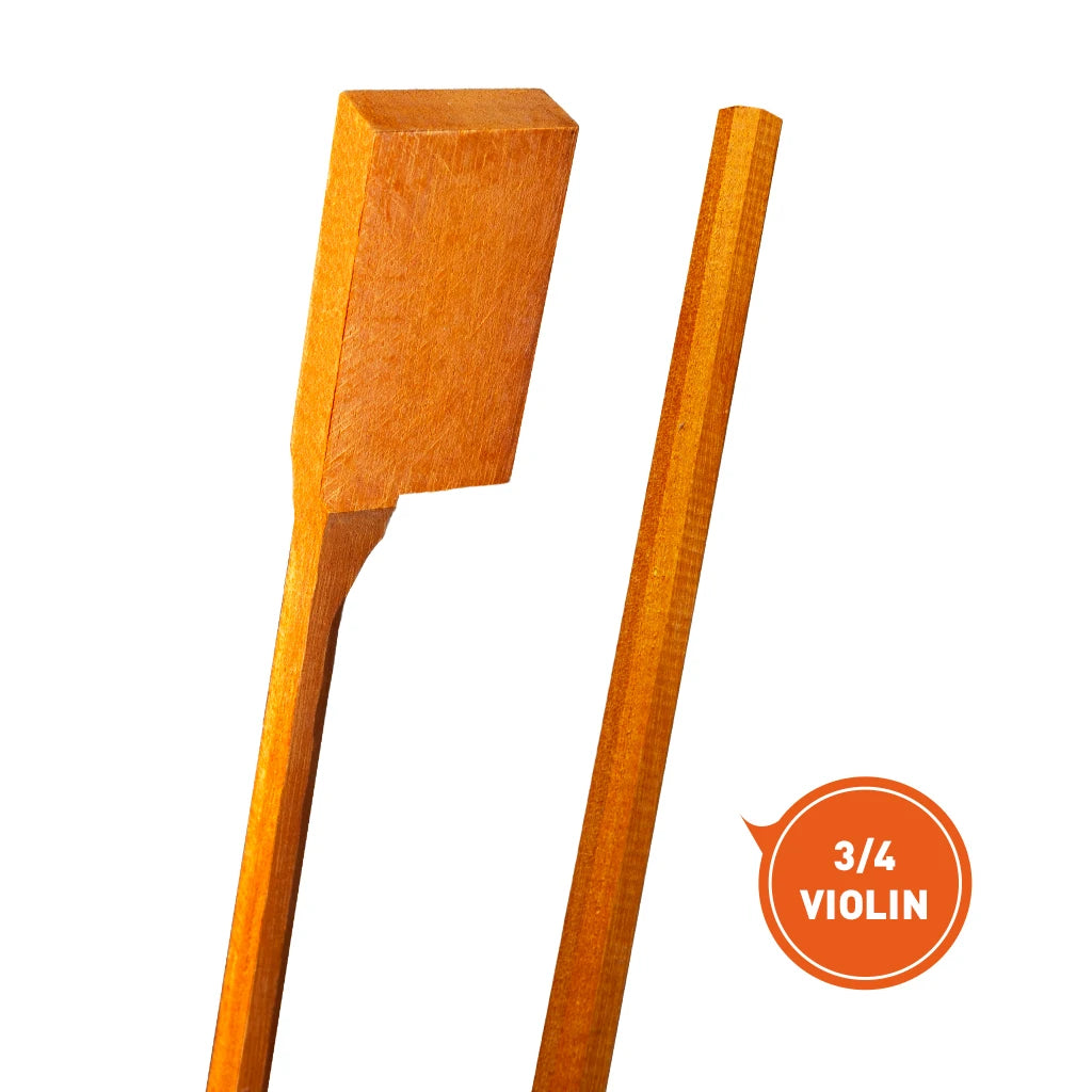 NAOMI 4/4 3/4 1/2 1/4 1/8 Violin Bow Brazilwood Baroque Fiddle Bow Stick Rod For Bows Maker Violin