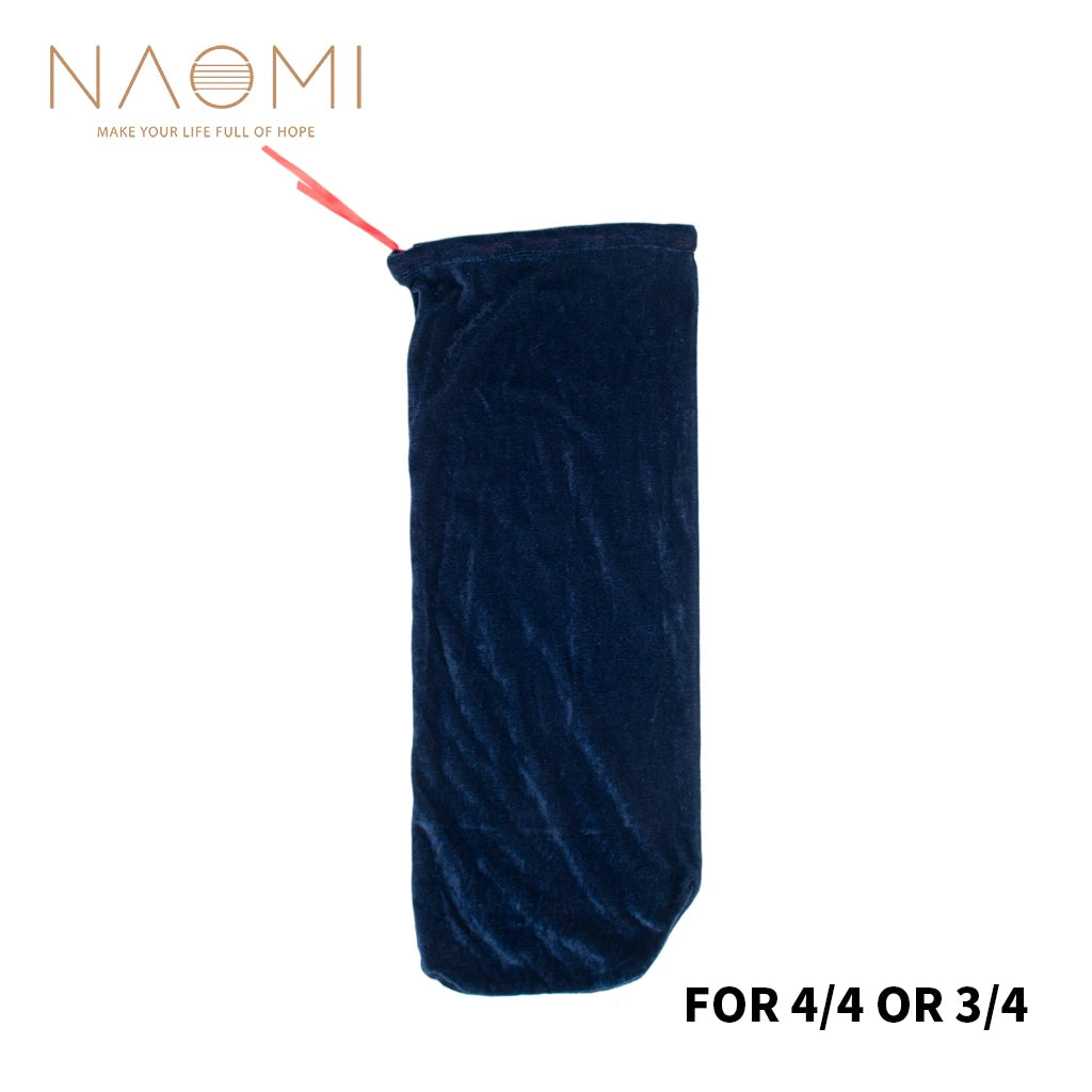 NAOMI Acoustic Violin Cover Cotton Flannel  Bag Protect  From Scratches And Dust 4/4 3/4 1/2 1/4 1/8 Fabric Bags