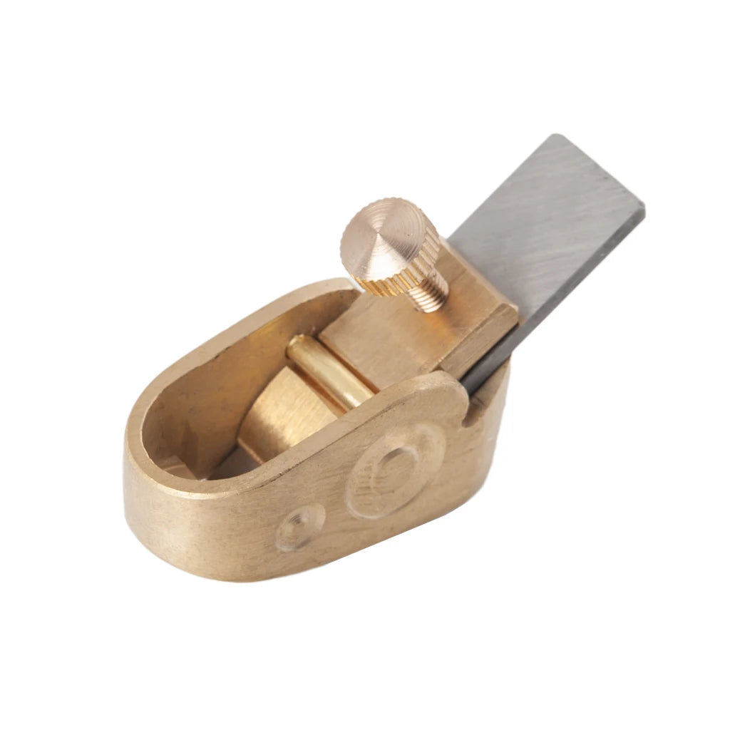 NAOMI Woodworking Finger Plane Cutter Mini Copper Plane Stainless Steel Luthier Tool Set