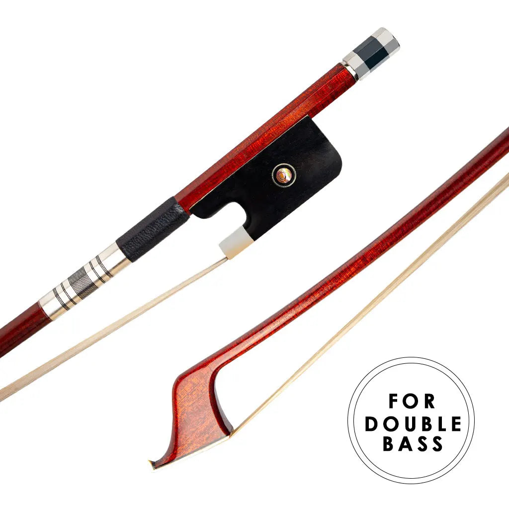 NAOMI PRO Violin/Viola/Cello/Bass/ Hybrid Carbon Fiber Pernambuco Skin Stick Snakewood Frog Violin Parts Accessories