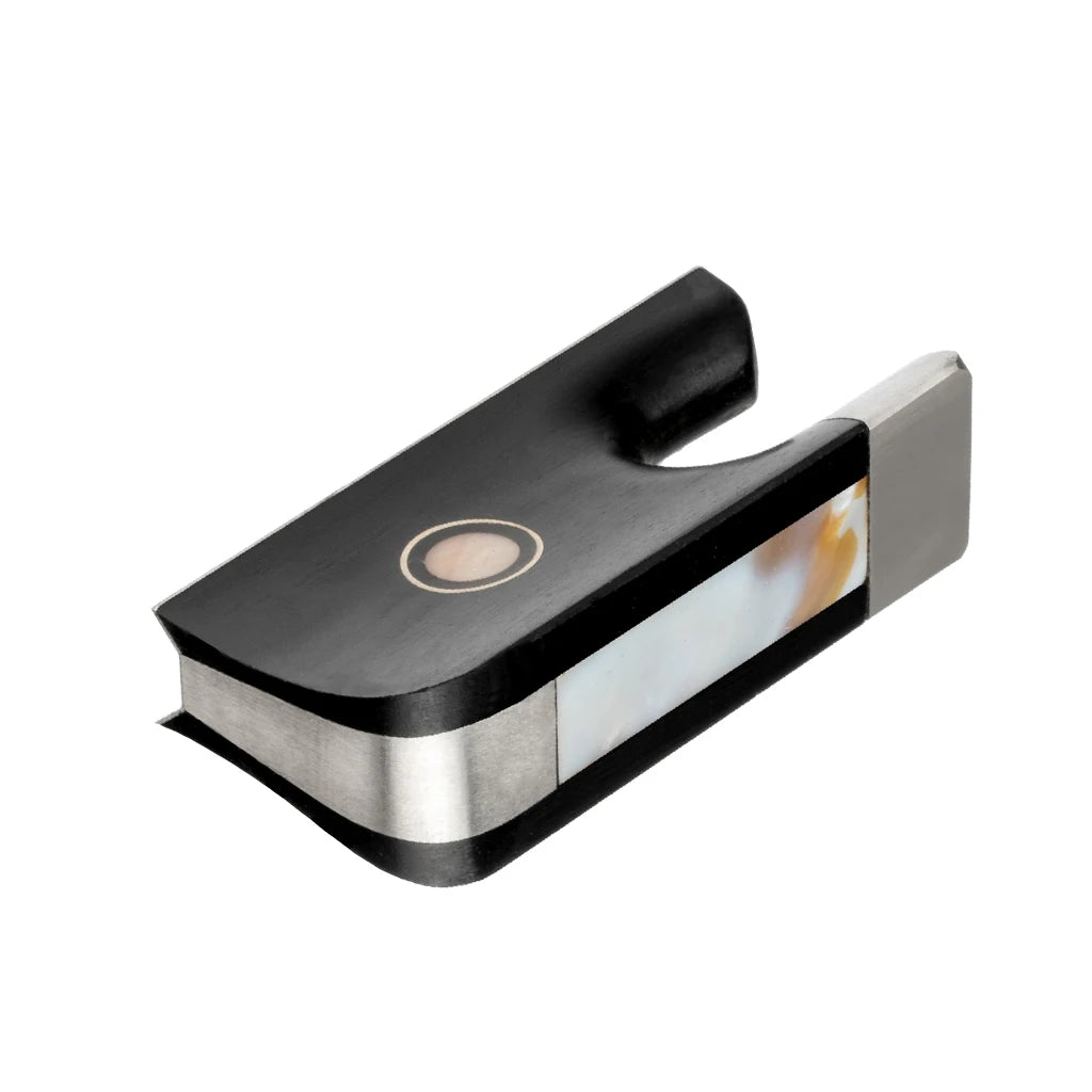 High-Quality Ebony Frog 4/4 Cello Bow Accessory - Compatible with Carbon Fiber Pernambuco DIY Maker Repair