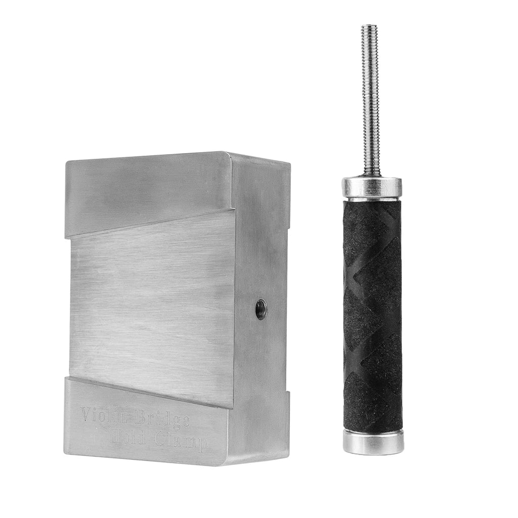 NAOMI Alluminum Alloy Violin Luthier Tools Violino Fiddle Bridge Holder Clamp Bridge For Violin Maker Grinding Code Self-Adjusting Jig