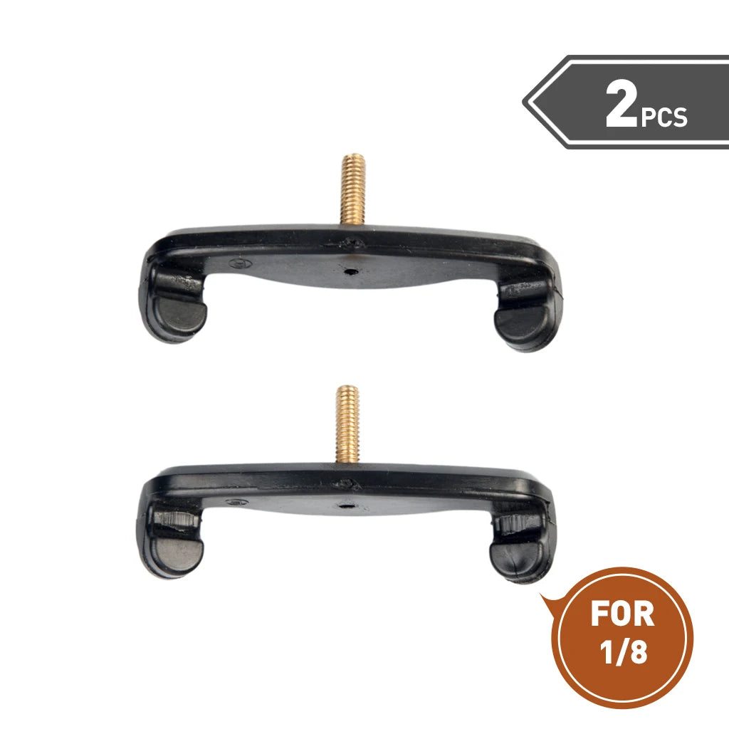NAOMI 2pcs/1set Violin Shoulder Rest Claws Violin Accessories Replacement 4/4 3/4 1/2 1/4 1/8 Adjustable Rubber Claws